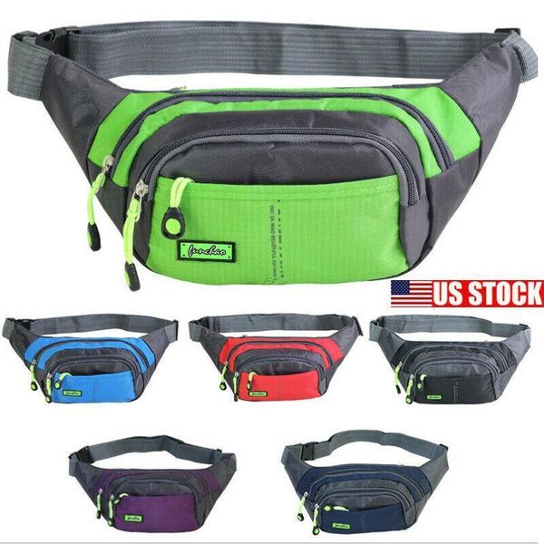 

waist packs men women waist bag fanny pack hip camping money pouch belt sport chest travel bum shoulder bags
