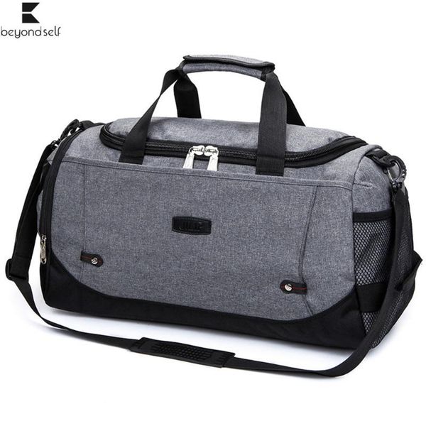 

outdoor bags single shoulder luggage bag waterproof gym large-capacity for men women 36-55l fashion indoor sports supply