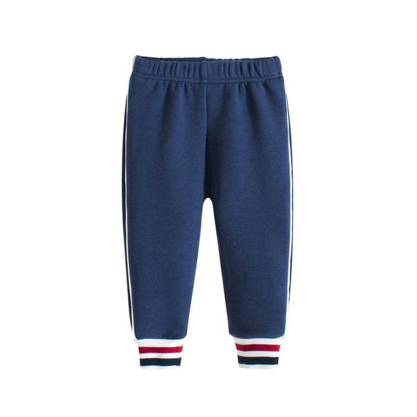 

trousers 2021 kids thick sports pants cotton plus velvet keep warm boy girl toddler baby leisure children clothing print 2-10, Blue
