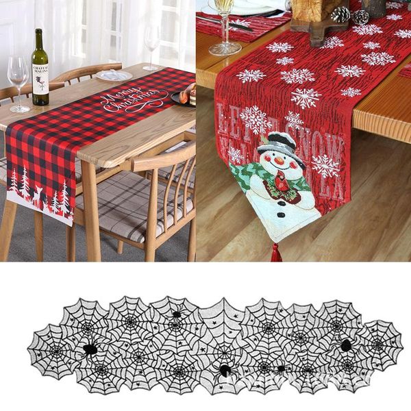 

table cloth kerst halloween tafelkleed tafelloper eettafel cover home party decoratie nieuwe jaar gedrukt spineb kleding tafelkleden
