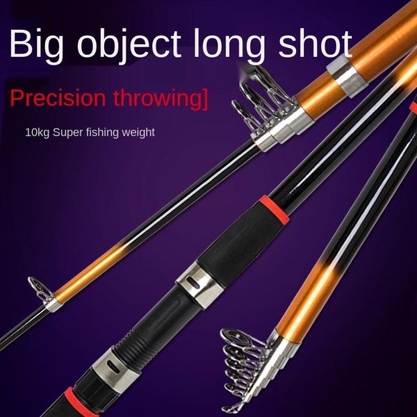 

boat fishing rods 100% original portable rotary 2.1m-3.6m carp rod glass fiber travel sea rock baitcasting pole