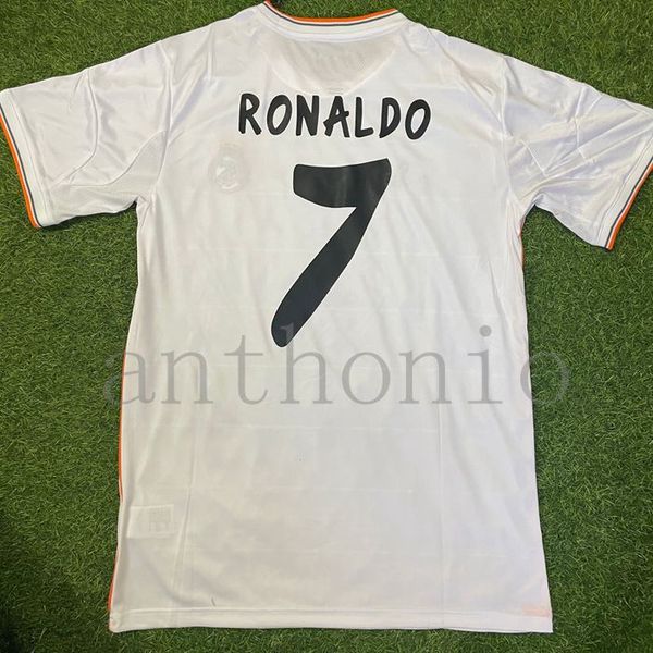 

2013/14 retro real madrids soccer jerseys ronaldo 7 sergio ramos 4 marcelo 12 alonso 14 casemilo 16 isco 23 benzema football shirt de futbol, Black;yellow