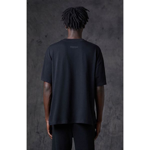 

crosin god t-shirts of street essentials feel solid high 3-piece base t-shirt short sleeve, White;black