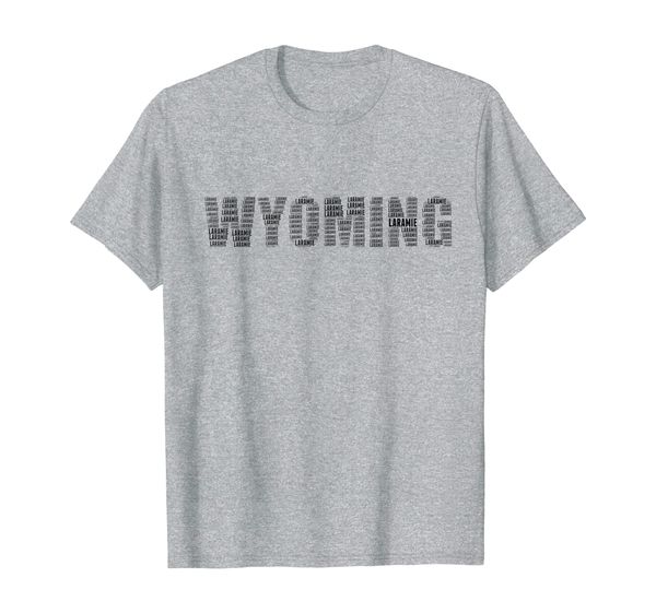 

wyoming laramie state t-shirt wyoming laramie home tee t-shirt, White;black