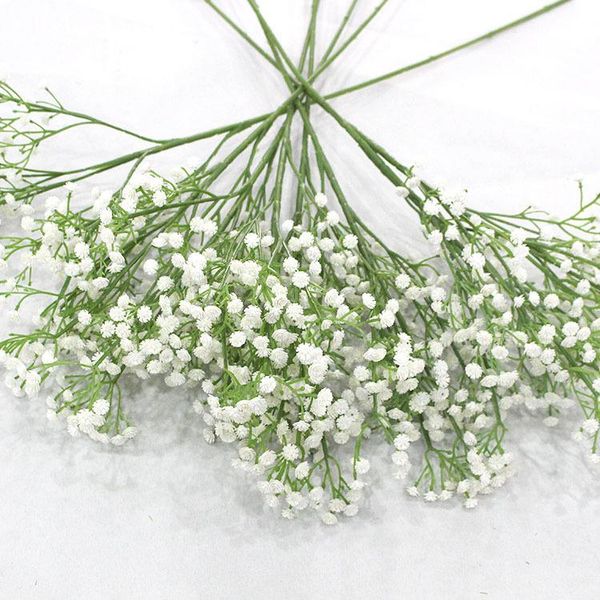 

selling 10pcs artificial flowers gypsophila simulation for diy wedding decoration creative design fake decorative & wreaths