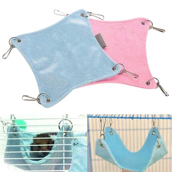 

warm plush cloth hamster chinchilla hammock guinea pig hanging bed cage accessories hanw88 small animal supplies