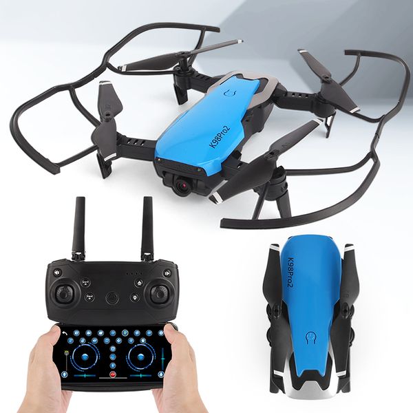 

k98 pro drone 2 folding drones uav high definition aerial remote control aircraft with 4k dual camera