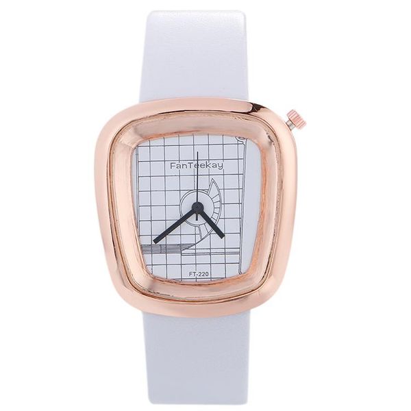 

wristwatches square shell 83 women watch exquisite quartz ladies watches montre femme waterproof leather female clock, Slivery;brown