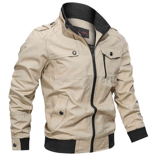

casual solid color pocket stand collar oversize for men's thin open zipper decorative cotton jacket, Black;brown