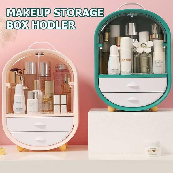 

fashion drawer makeup storage box bathroom brush lipstick holder home deskjewelry cosmetic skin care display organizer rack boxes & bins