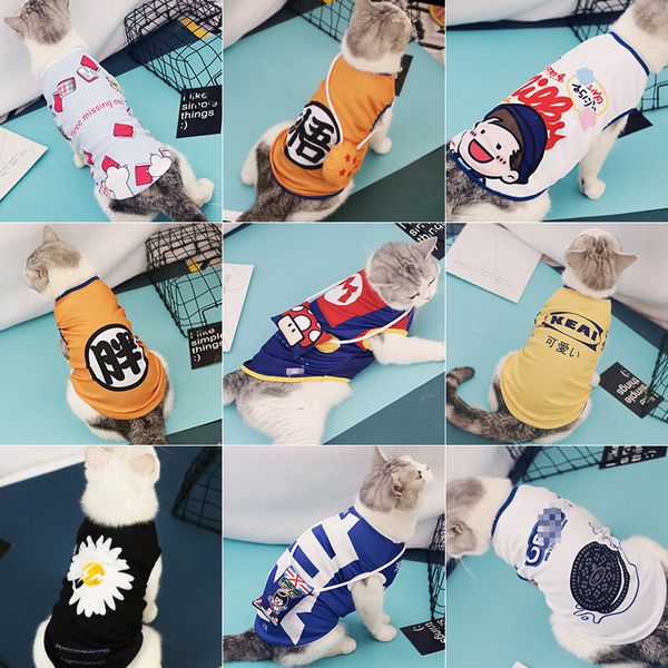 

cat cloth summer thin teddy corky pet dog small firewood cat anti hair vt