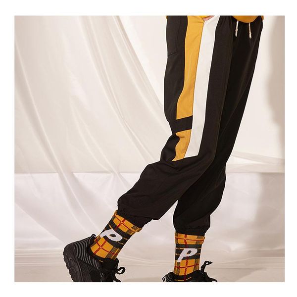 

men's pants 2021 men bound pan spring autumn functional overalls male street simple versatile splice, Black
