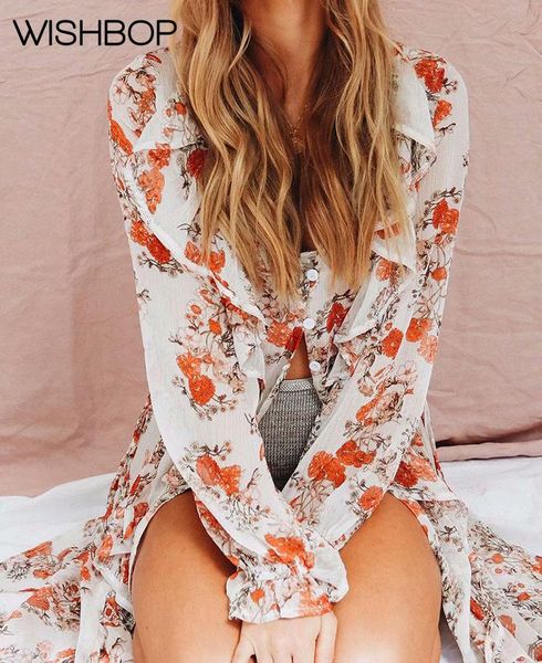 

casual dresses 2021 summer women floral print ruffle midi dress front with buttons & waist tie belt - ladies fashion beachwear, Black;gray