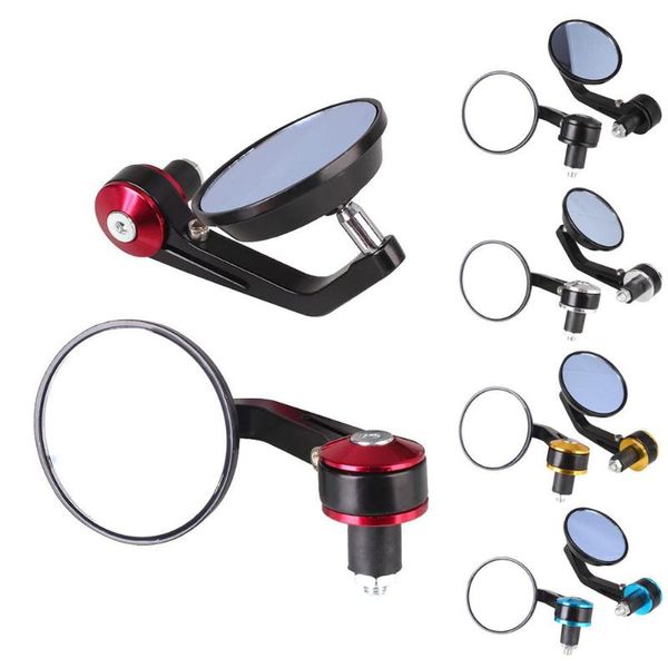 

motorcycle mirrors rearview mirror 7/8'' modified car handlebar 22mm full aluminum round handle