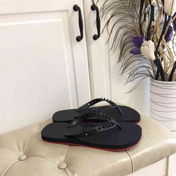 

summer new men's slippers color matching sole clip sandals fashion going out beach shoes38-46, Black