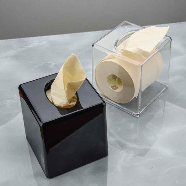 

tissue boxes & napkins el office clear acrylic napkin box cover roll paper holder organizer