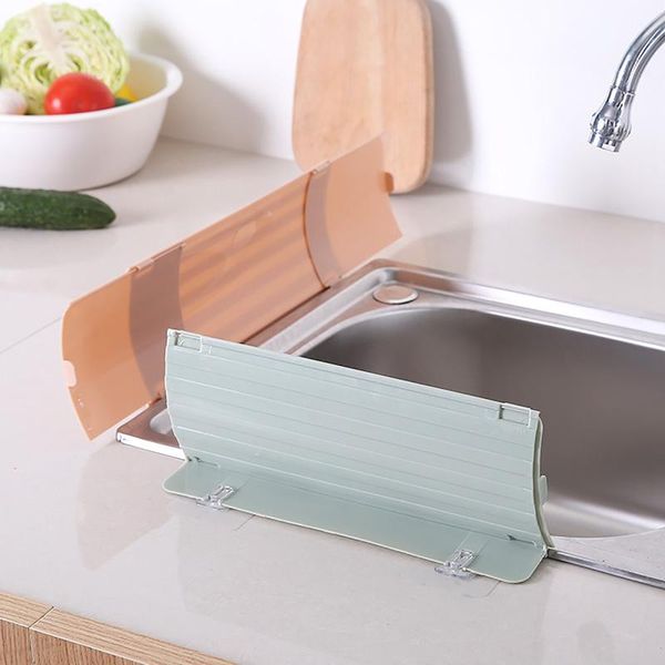

tools & accessories 4# retractable pool water baffle kitchen sink prevent splash guard board wash basin gadgets