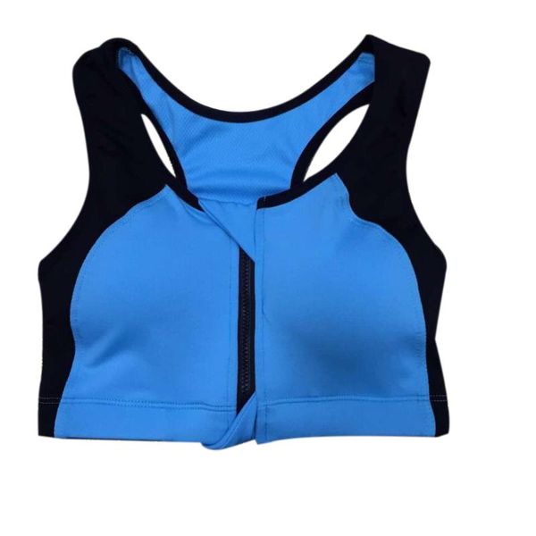

yoga outfit a0nijie wirepadded sports bra women girl zipper push up underwear brassiere