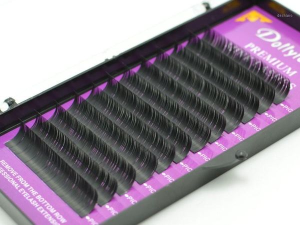 

false eyelashes mink individual hair 6 pcs/set curl b c d1