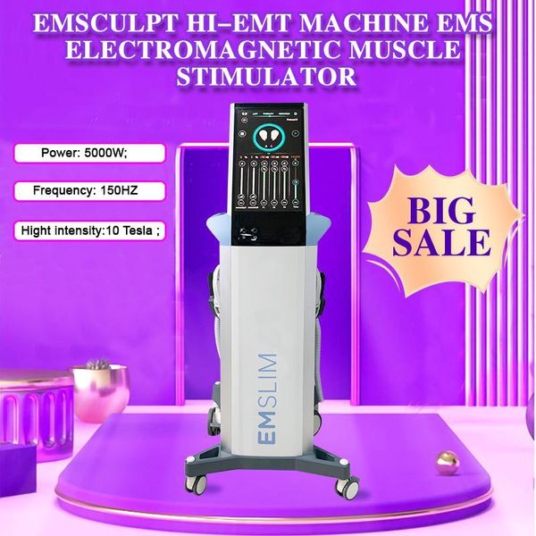 

2021 super emslim machine ems hiemt sculpt ems electromagnetic muscle stimulation fat burning shaping hiemt beauty equipment1455823