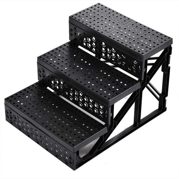 

kennels & pens washable ladder for small dog cat house pet ramp anti-slip removable 3 steps stairs supplies