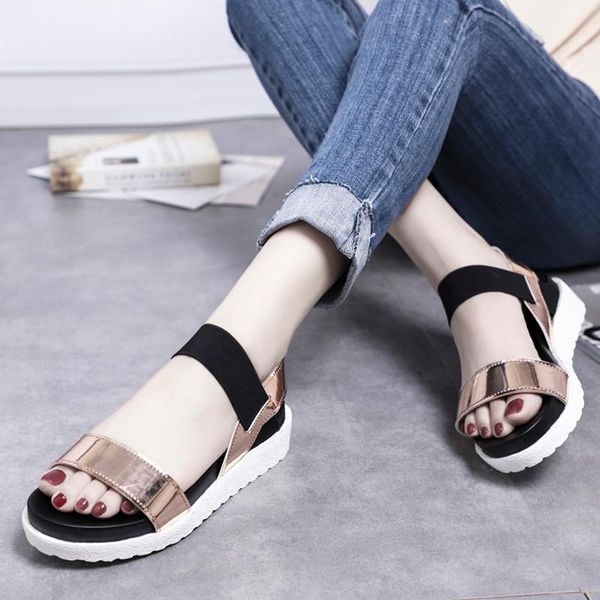 

weweya women slippers summer beach sandal anti-skid outdoor flip flops ladies casual wedge flats shoes sapato feminino, Black