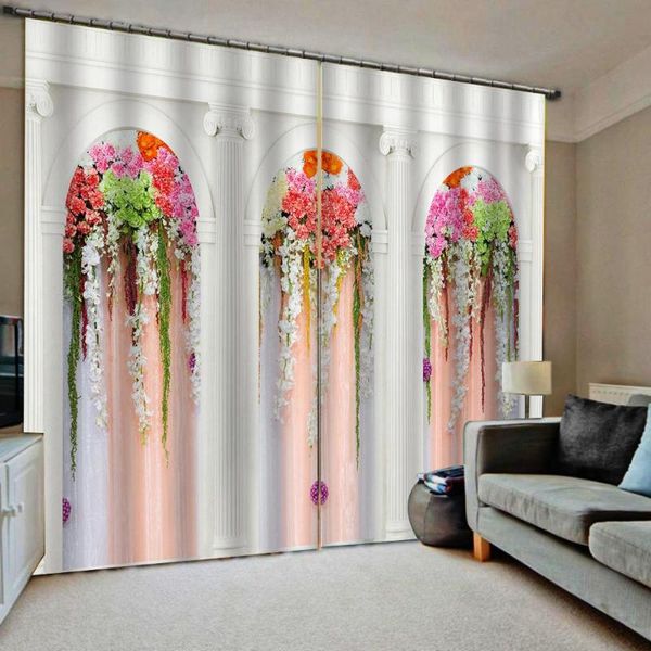 

curtain & drapes 3d luxury blackout window living room wedding curtains