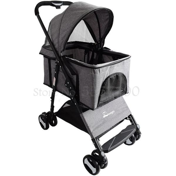 

pet stroller lightweight folding separate doogo cat and dog teddy nest basket outdoor travel supplies car seat covers