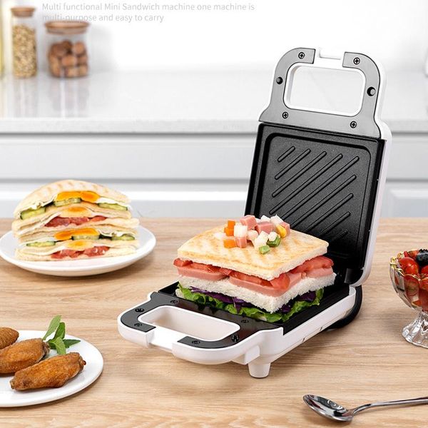 

electric sandwich maker multifunction breakfast machine non-stick iron bread toaster 3min fast makers