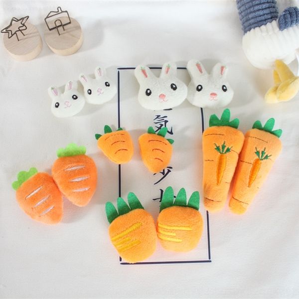 

IcA plush little bag pins hat clothing cute plush carrot rabbit brooch cute little carrot accessoriesrabbit brooches accessories bag hat cl, Gray