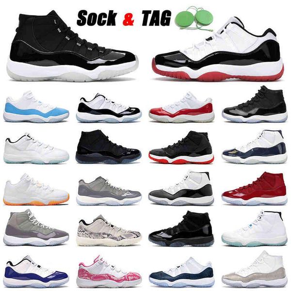 

2022 basketball shoes 11 jumpman 25th anniversary 11s low concord bred citrus legend blue men women space jam trainers sneakers us 13