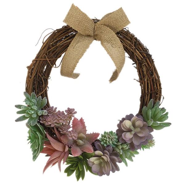 

decorative flowers & wreaths 28cm artificial succulent garland party decoration hanging pendants wall door window decorations festive suppli