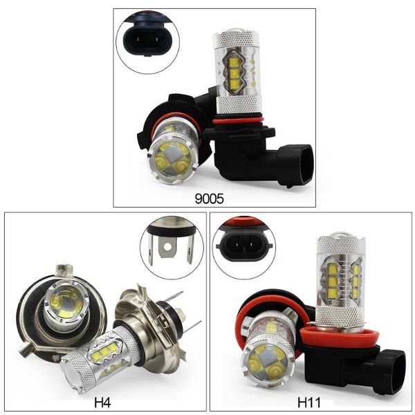 

bulbs led light bulb turning single 16smd auto fog lamp 1156/9005 3535 ledx16 80w white