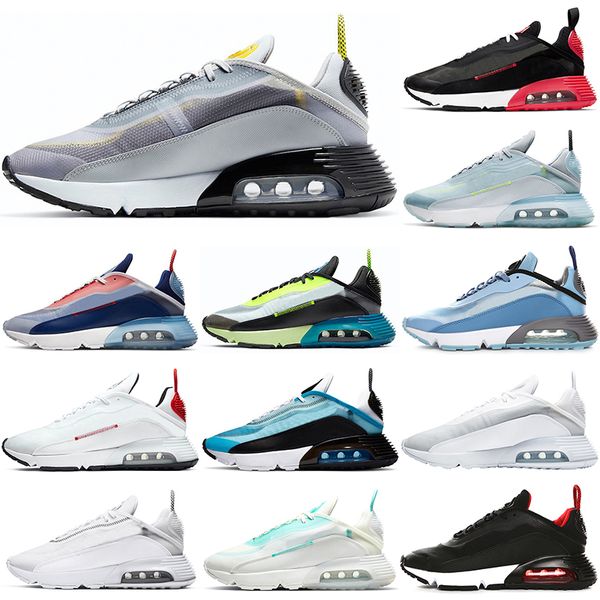

wholesale men women running shoes 2090 clean white aurora green bred pure platinum fire pink wolf grey duck camo pn dust usa brushstroke sne