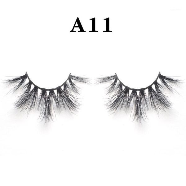 

25mm 100% handmade natural thick eye lashes wispy makeup extention tools 3d mink hair volume soft false eyelashes1