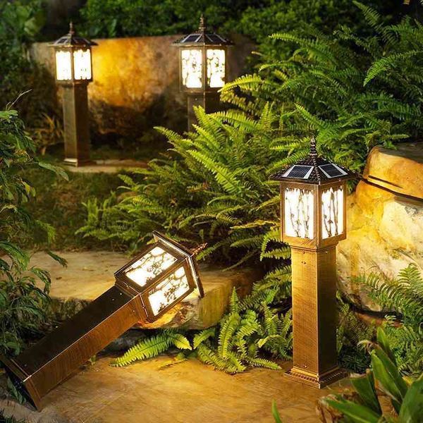 

solar european lawn grass floor outdoor waterproof courtyard lamp, household led garden villa landscape street lamp