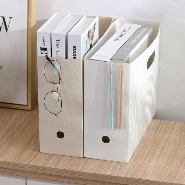 

storage bottles & jars magazine holder spaper rack stationery box desk organizer for document letter file tray home office school
