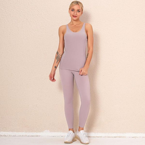 

women's seamless nylon fitness yoga wear mesh hollow running sports bra set outfit