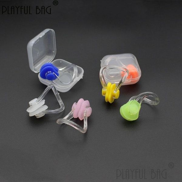 

nose clip playful bag swimming professional children anti-choking waterproof non-slip diving equipment e129