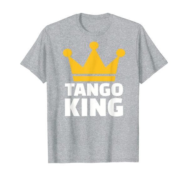 

tango king t-shirt, White;black