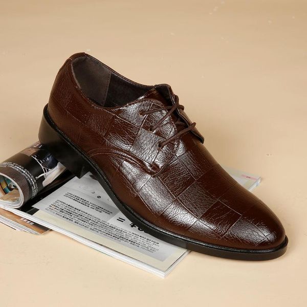 

dress shoes black fashion mens leather plus cashmere british style formal pointed toe business suits men's flat