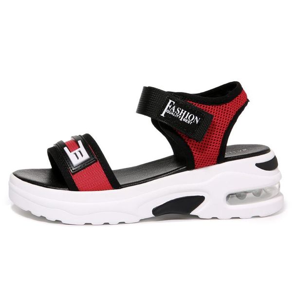 

dress shoes open-toed wedge sandals, color-blocking shoes, women's platform, Black
