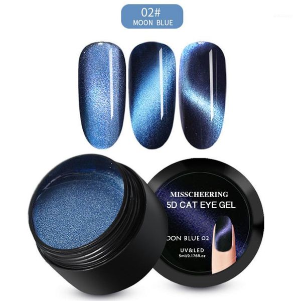 

cat eye 5d nail gel 5 ml magnet shiny art uv led 0627#301, Red;pink