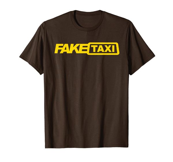 

fake taxi funny driver t-shirt, White;black