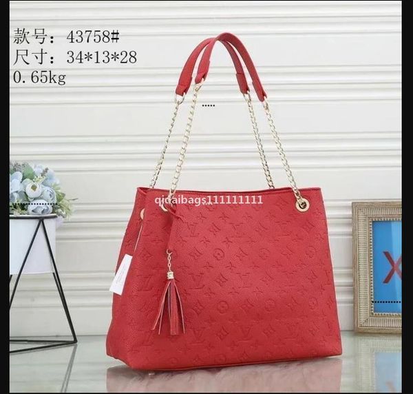 

518 gglvlouisvittonyslvutton wallets men's and women's fashion leather tote, Red;black