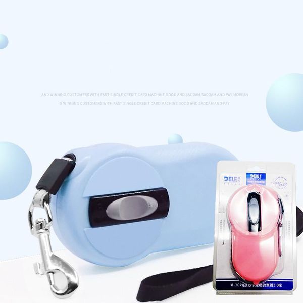 

mini version pet automatic retractable dog leash nylon puppy leads stretch durable plastic leashes harness traction rope collars &