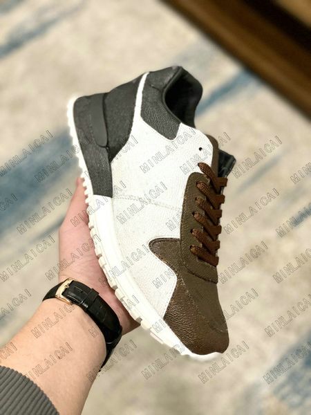 

run away leather sneakers luxurys vintage shoe trainers mens flats designer womens rock runner casual shoes, Black