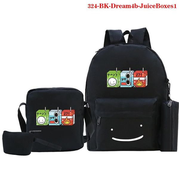 

backpack fashion female bookbag dream team juice boxes women for teenagers girl college men black school bag student mochila