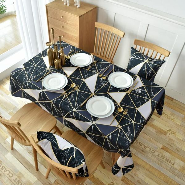 

table cloth tablecloth waterproof oil proof wash mat nordic household black