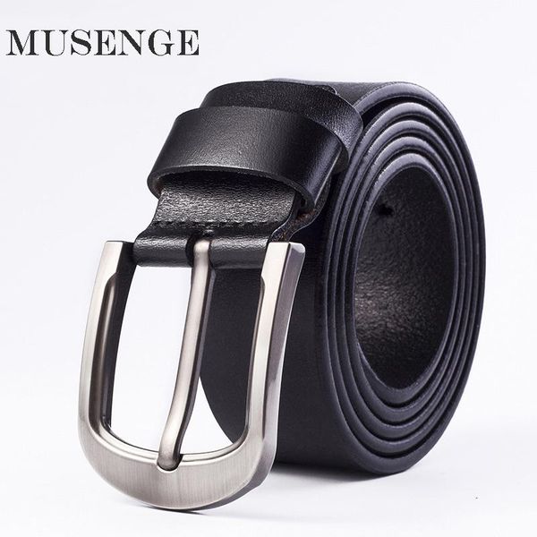 

[musenge] designer belts men leather belt cinturones hombre ceinture homme mens luxury cintos para homens riem, Black;brown